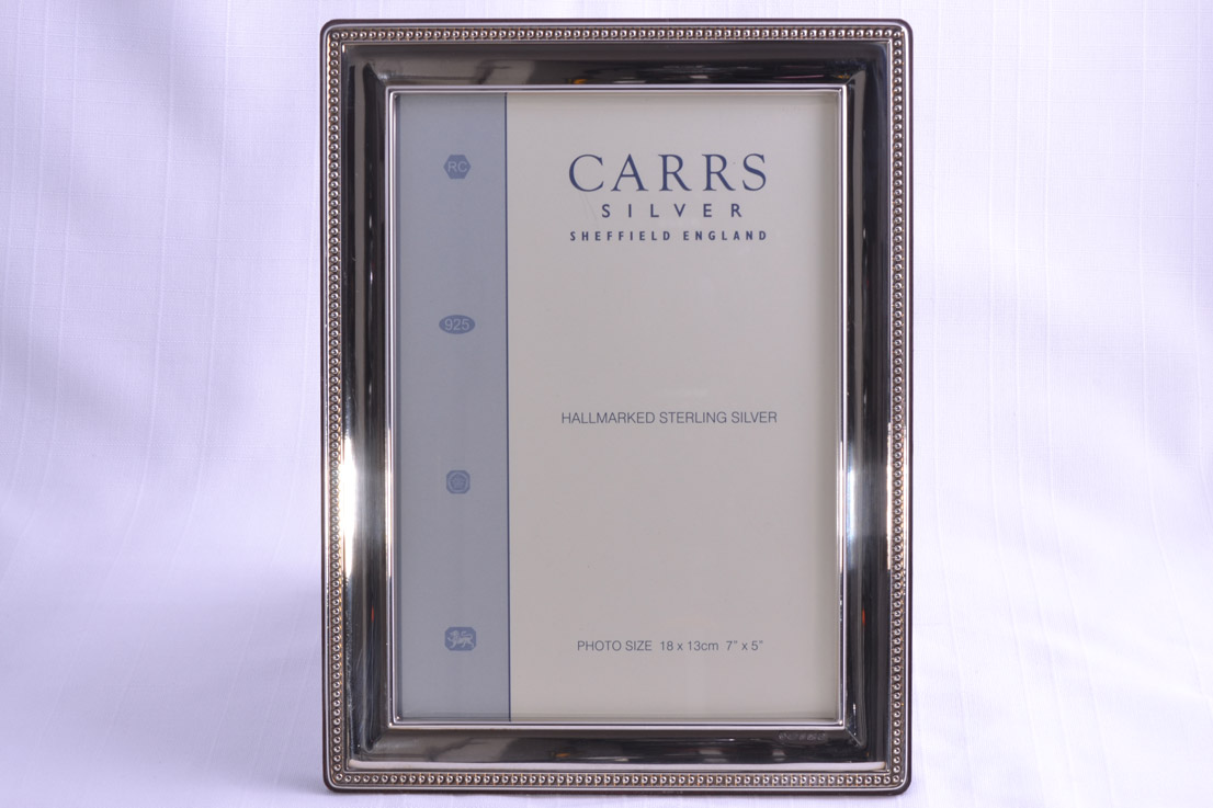 Silver Modern English Picture Frame