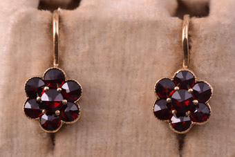Silver Gilt Hook Earrings