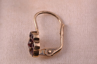 Silver Gilt Hook Earrings