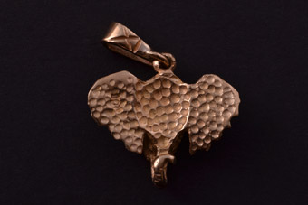 9ct Gold Elephant Charm