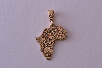 Gold African Charm