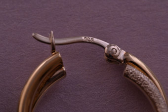 Silver Gilt Earrings