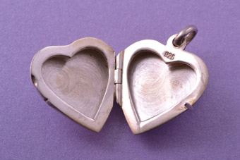 Silver Heart Locket