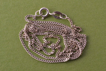 Modern Silver Fine Chain