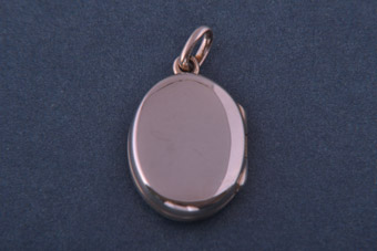 Silver Oval Locket