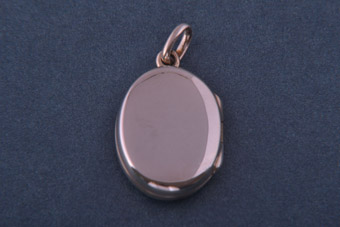 Silver Modern Locket