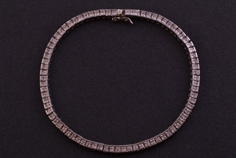 Silver Tennis Bracelet With Cubic Zirconias