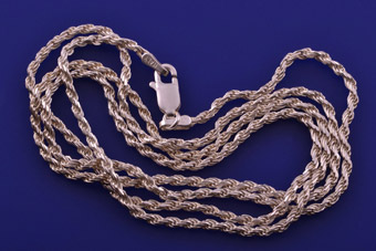 Sterling Silver Modern Rope Chain