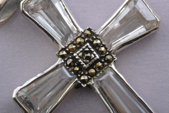 Silver Modern Cross