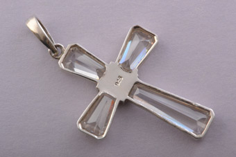 Silver Modern Cross
