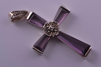 Silver Modern Cross