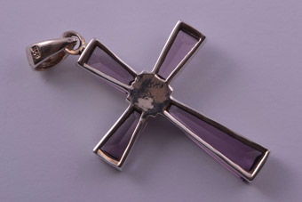 Silver Modern Cross
