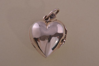 Silver Modern Locket