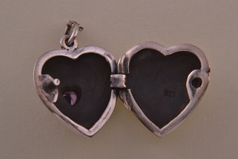 Silver Modern Locket
