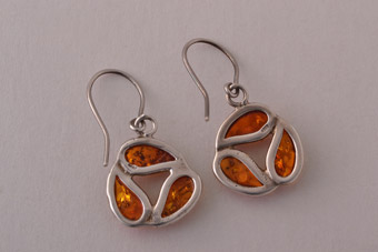 Silver Modern Earrings