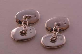 Silver Modern Cufflinks