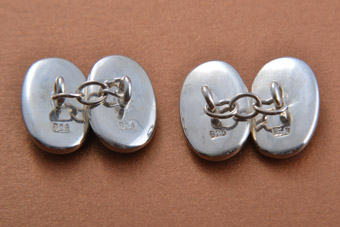 Silver Modern Cufflinks