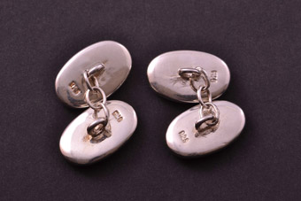 Silver Modern Cufflinks