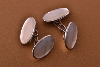 Silver Modern Cufflinks