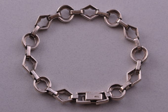 Silver Modern Bracelet