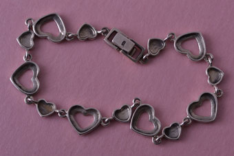 Silver Heart Bracelet