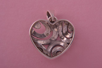 Silver Modern Pendant